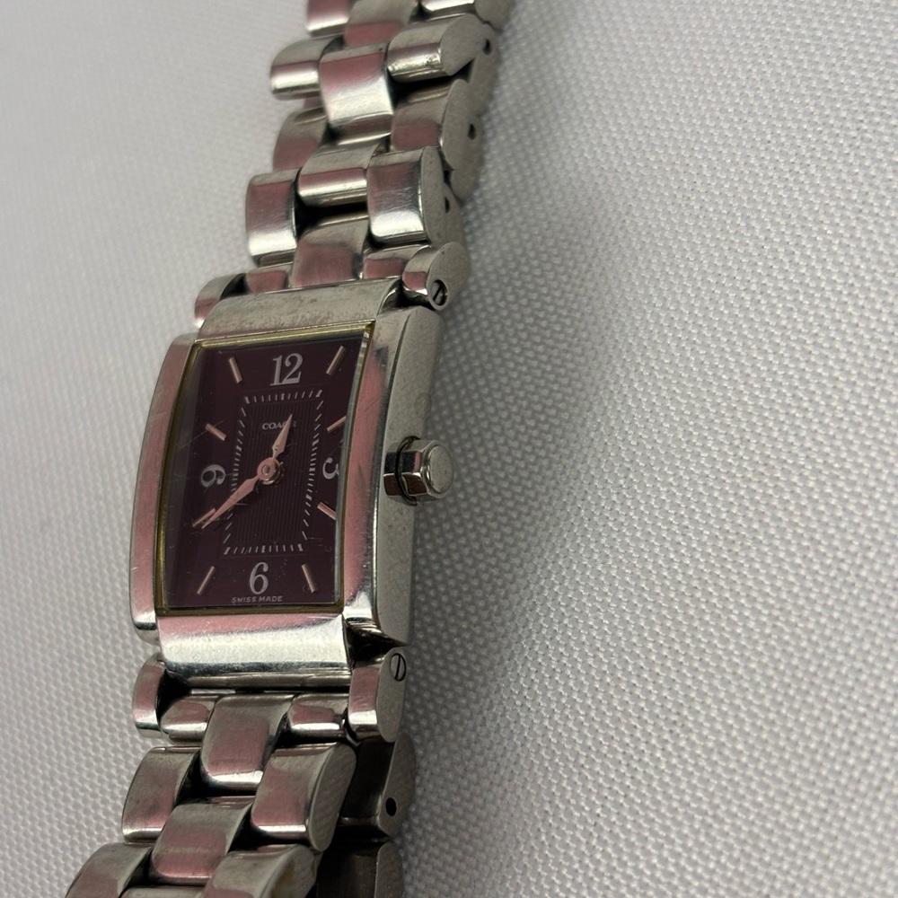 COACH Watch Women's WO14 Swiss Movement Water Resistant Fashion black dial - Picture 3 of 7